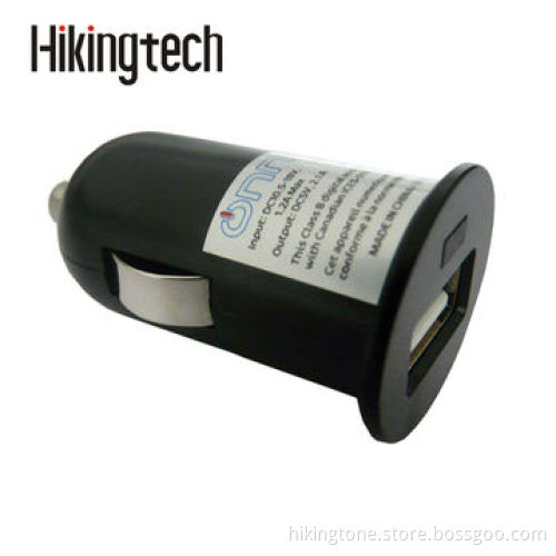 Mini car charger for smartphone, with output 1+2.1A